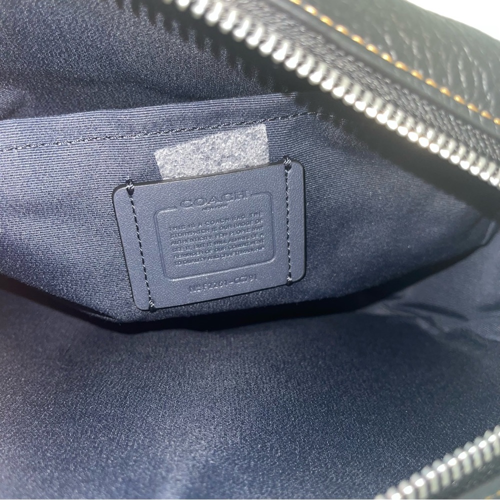 Coach Jamie Camera Bag With Happy Dog In Silver & Black Multi Color- New W/ Tag - Picture 7 of 16